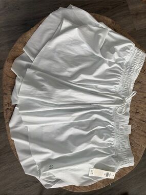 Gilly Hicks White Athletic Drawstring Shorts
